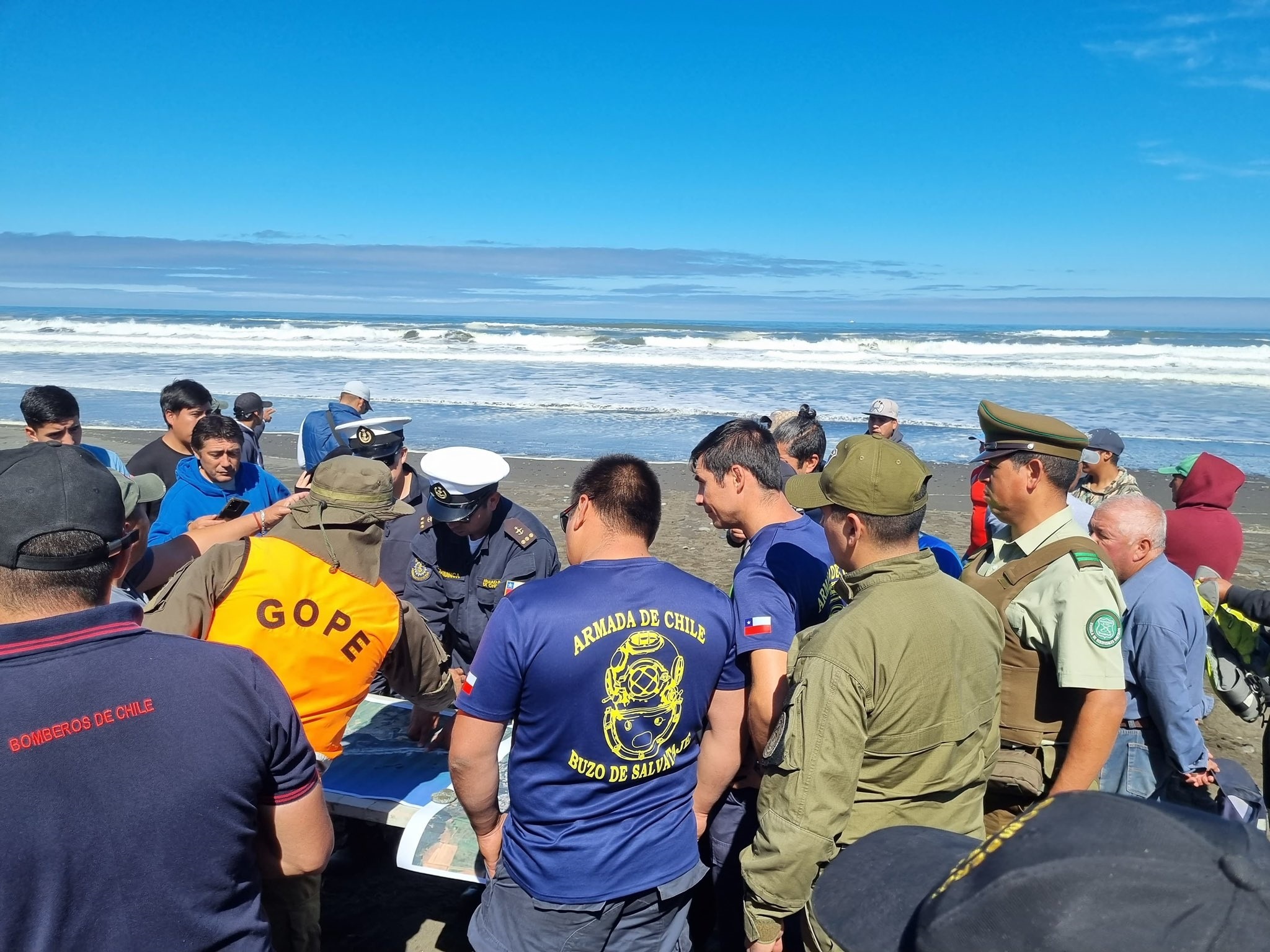 Intensifican búsqueda de Joaquín Troncoso Navarrete, joven desaparecido en playa Maule