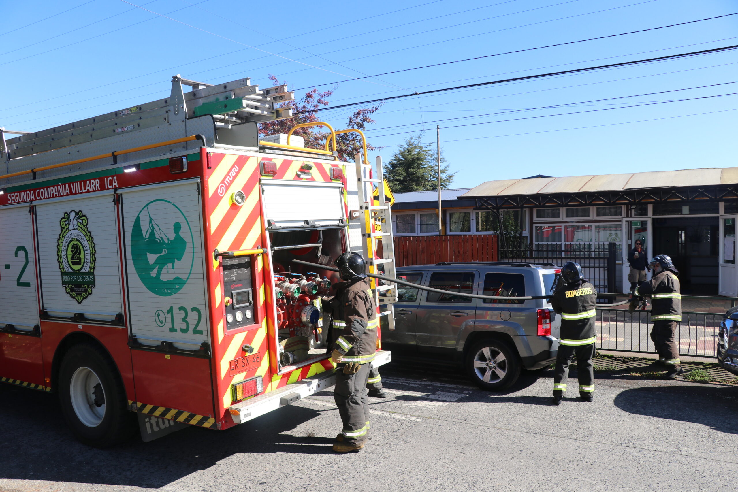 Este Miércoles En Villarrica Se Realizó Simulacro De Incendio En Escuela Valentín Letelier