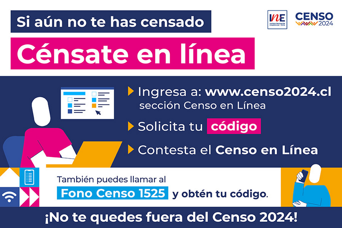 INE informa que el 31 de julio finaliza el Censo 2024