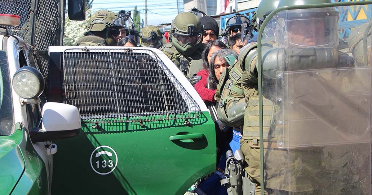 Lonko Queipul de Temucuicui detenido por agresión a dos abogados en Tribunal de Angol