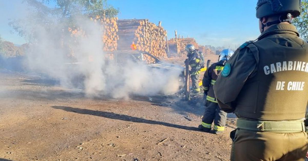 Desconocidos destruyen al menos dos máquinas en fundo de Lautaro