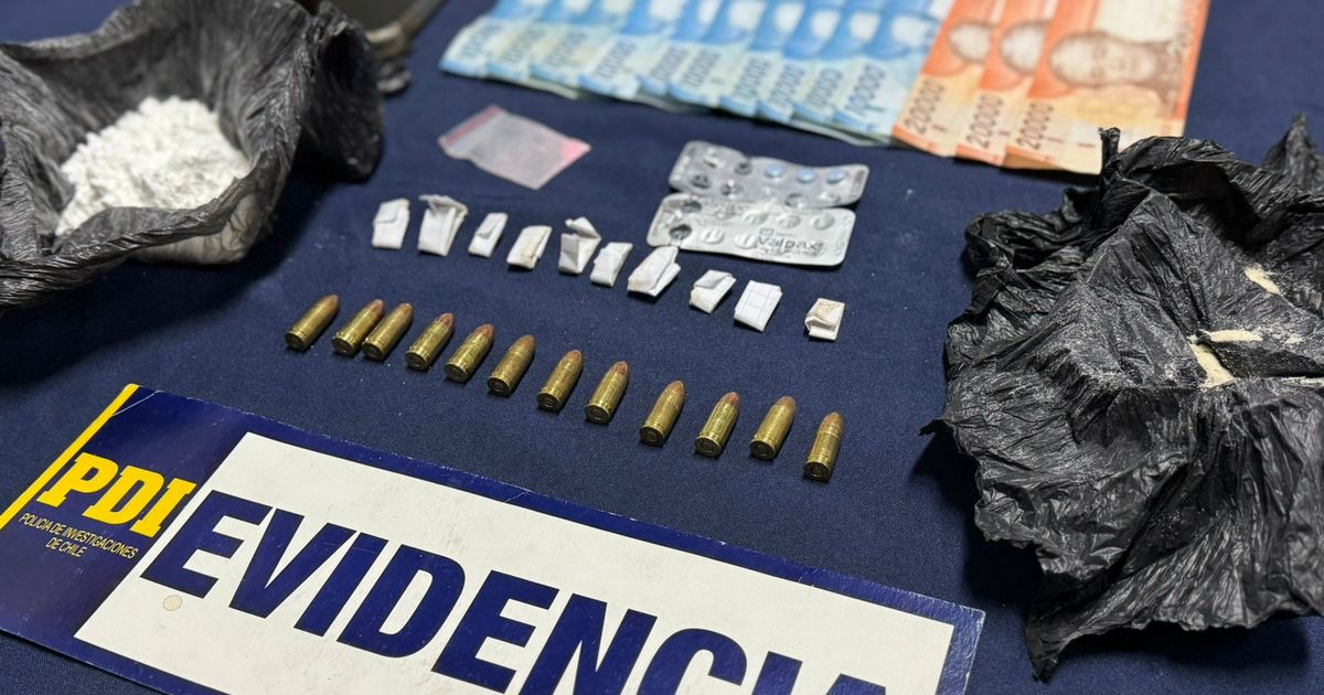 PDI Traiguén saco de circulación un millón 850 mil pesos en sustancias ilícitas