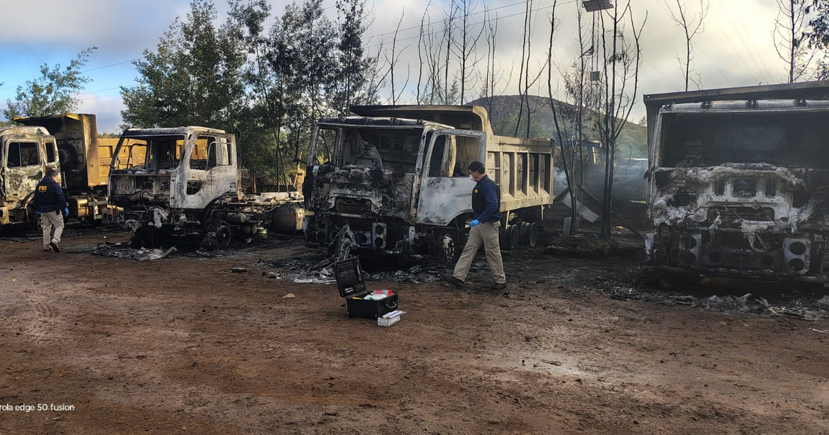 Guardia maniatado y 7 encapuchados armados: nuevo atentado ahora en el vertedero de Collipulli