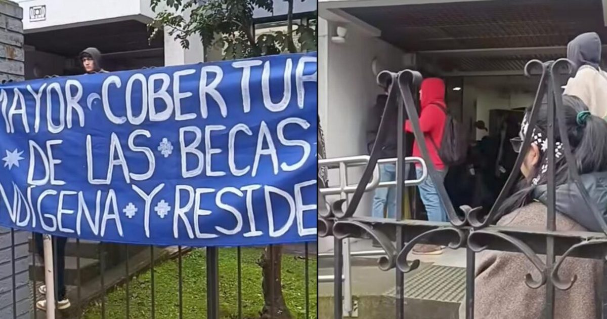 Estudiantes mapuche realizan toma en Seremi de Educación en Temuco exigiendo mejoras en becas y financiamiento