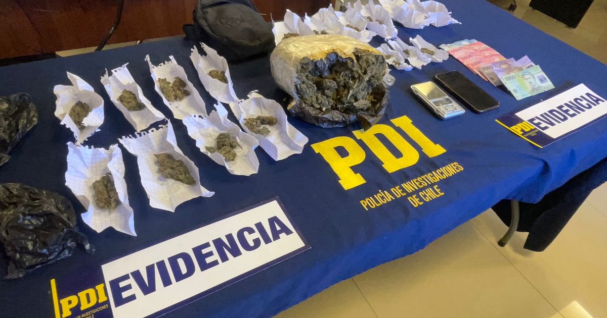 En Freire PDI incauta 4 millones 800 mil pesos en droga