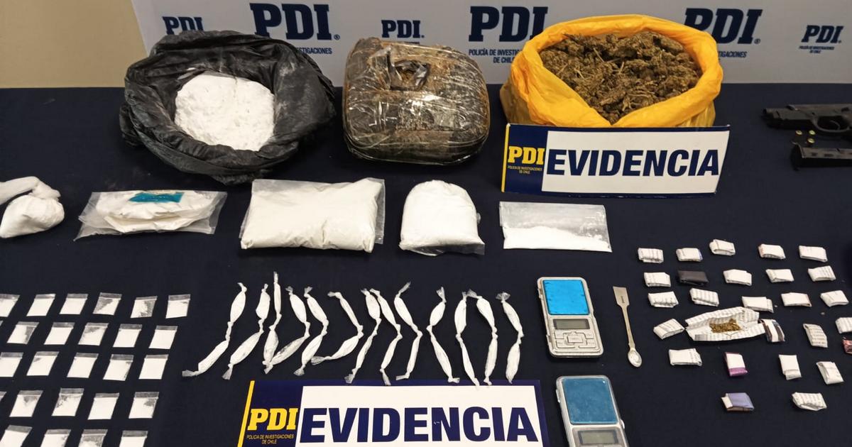 PDI desarticula clan familiar dedicado al microtráfico de drogas en Pedro de Valdivia