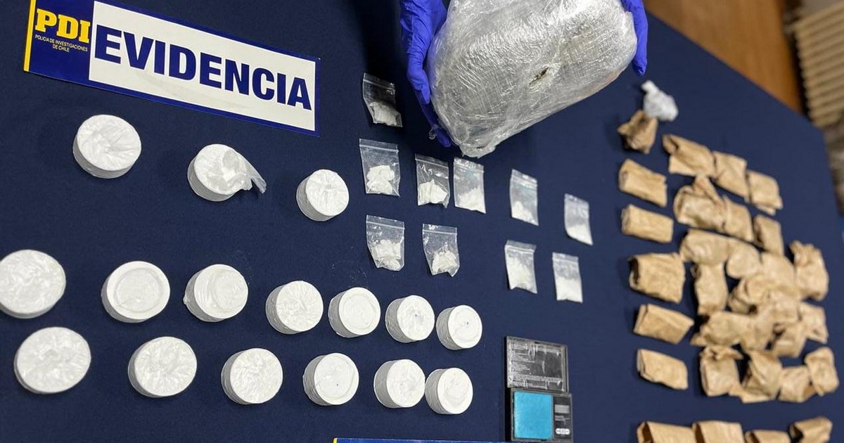 PDI Traiguén saca de circulación 50 millones de pesos en droga