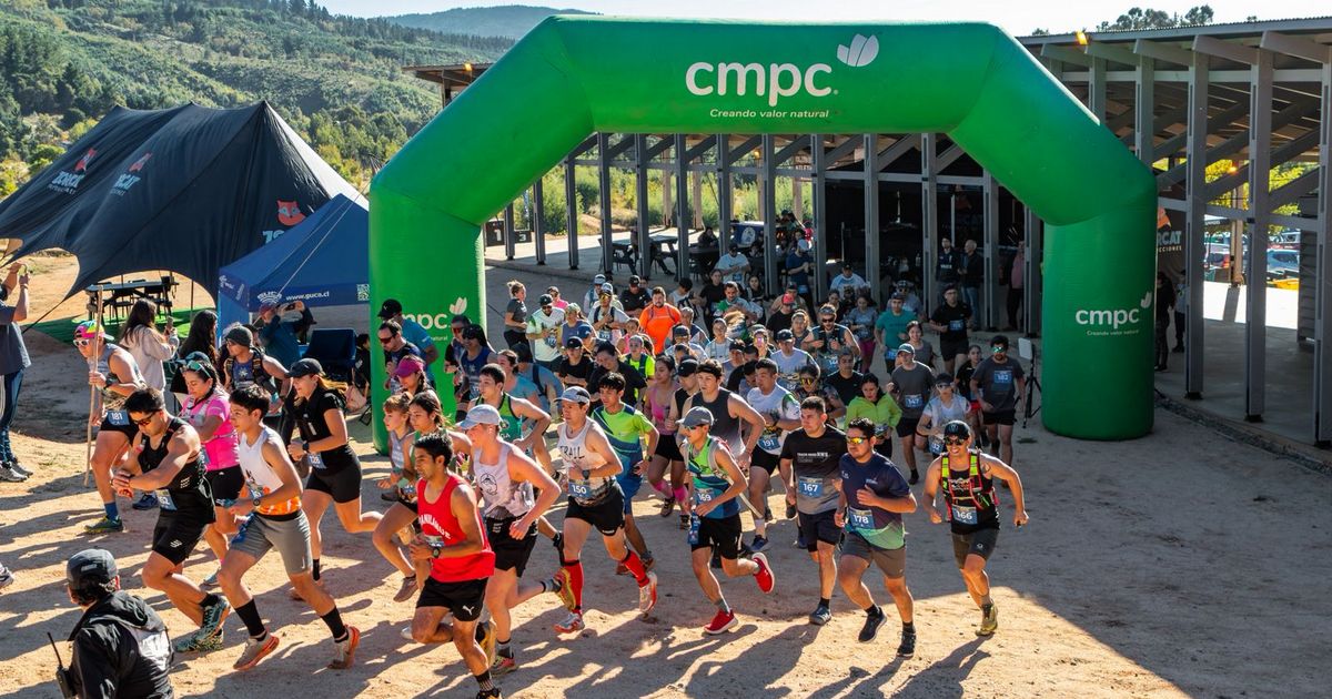 Con gran convocatoria se vivió la primera versión de Bosque Vivo Trail Run en el Parque CMPC Junquillar