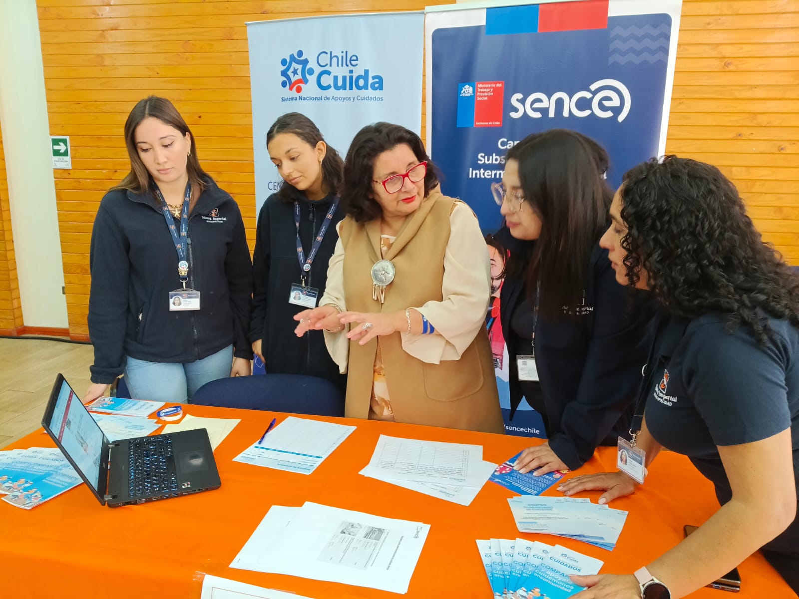 Desde Nueva Imperial el SENCE difunde cursos clave para personas cuidadoras