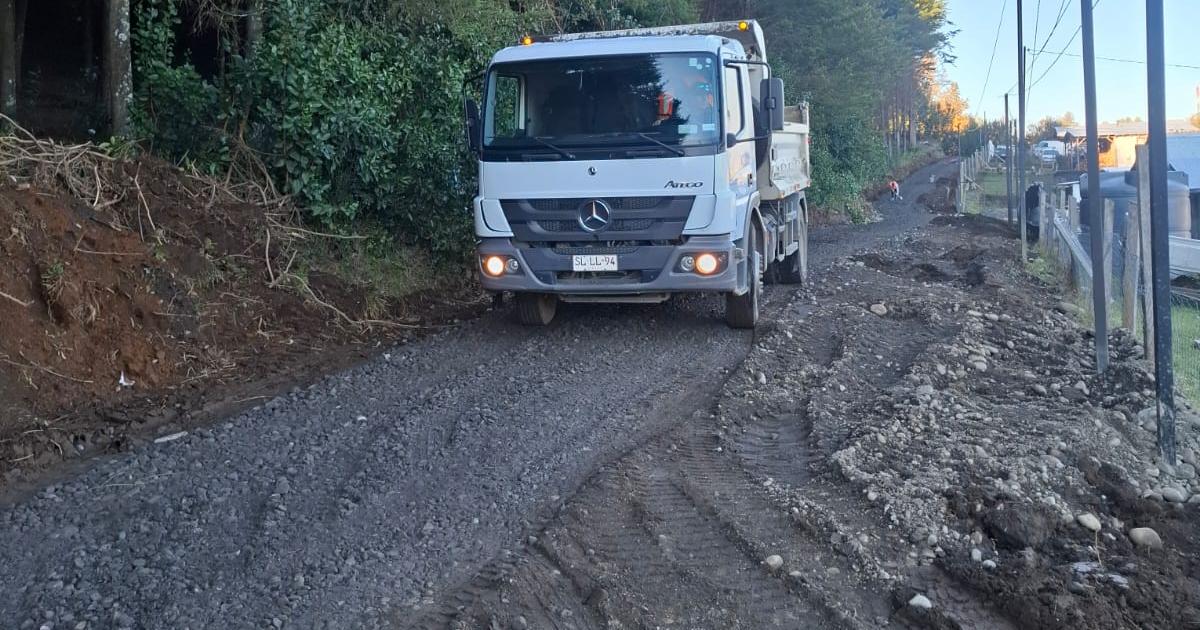 Avanzan obras en Villa Melilahuen de Lican Ray