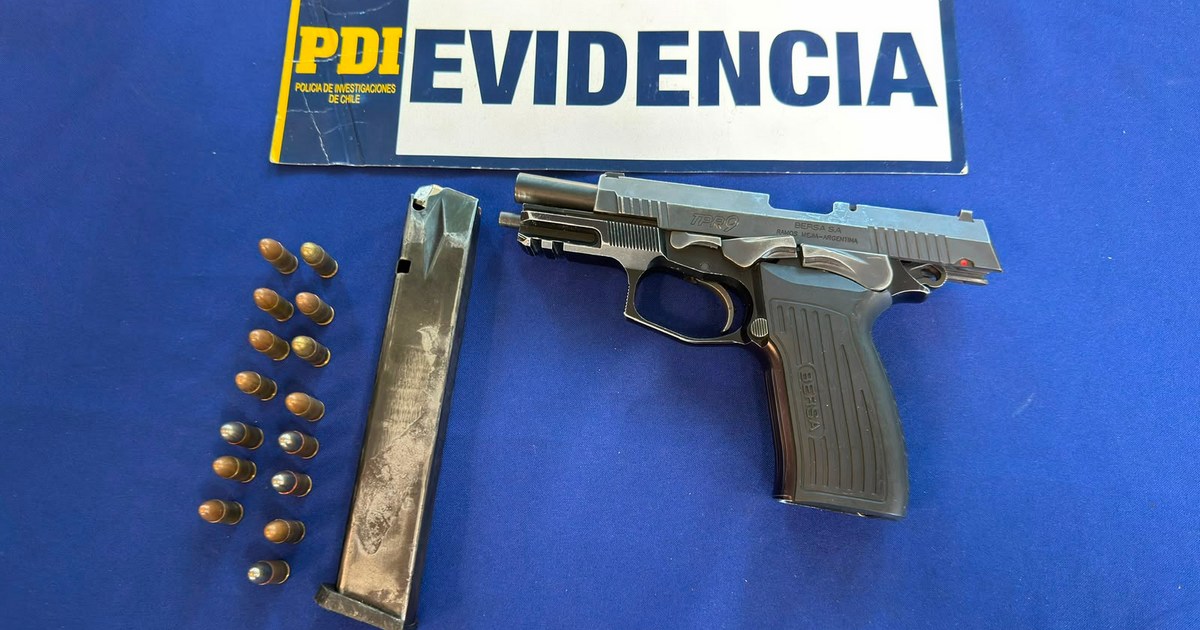 PDI Victoria detiene a sujeto por tenencia de arma de fuego y munición